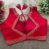 Tew Heavy Pure Roman Silk Fancy Blouses Wholesale Distributors In India